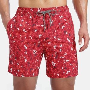 Biwisy Mens Swim Trunks Quick Dry Swim Shorts Mesh Lining Bathing Suit Size 2XL
